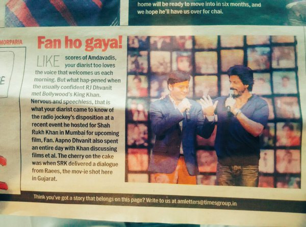 RT @Shailav_: My two fvt person together..
@iamsrk @RjDhvanit #FanMoment https://t.co/ZnG6MArhB6