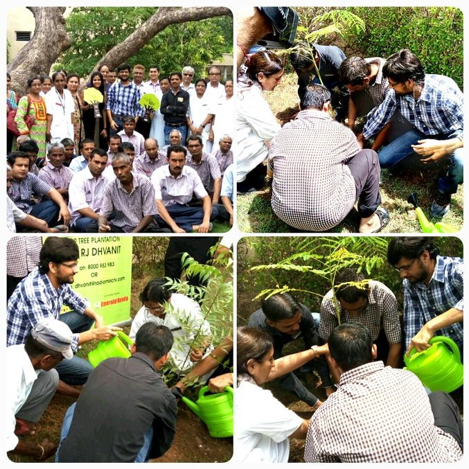 Plantation of 154 saplings at Hospital for 
Mental Health, Dilli Darwaja with patients and admin staff #treeidiots https://t.co/PAigKrc5N9