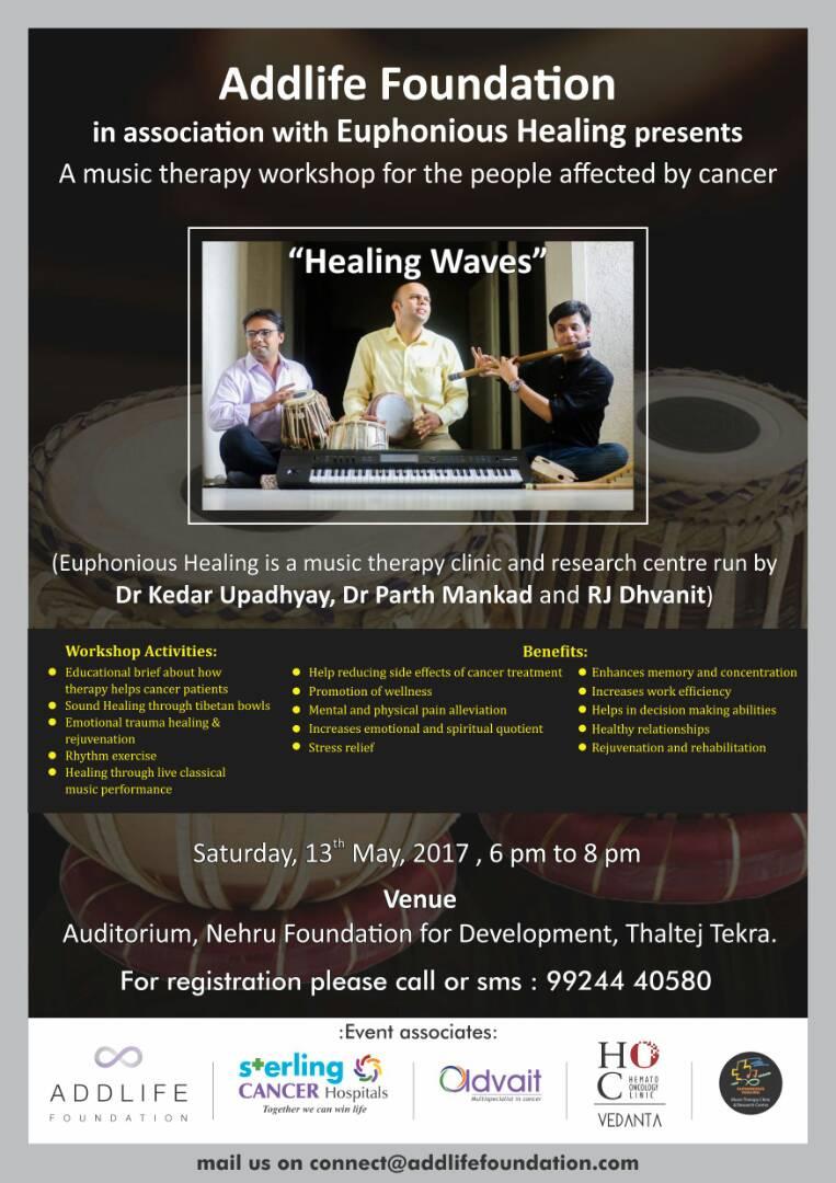 #musictherapy #workshop for people affected by #CANCER 

#music #healing #Ahmedabad https://t.co/Lg8KYDOwH5