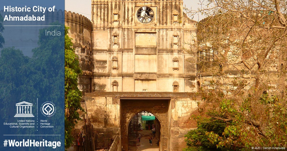 RT @AmitHPanchal: #Ahmedabad has just been declared India's first World #Heritage city by @UNESCO. https://t.co/BvW03dSDEM