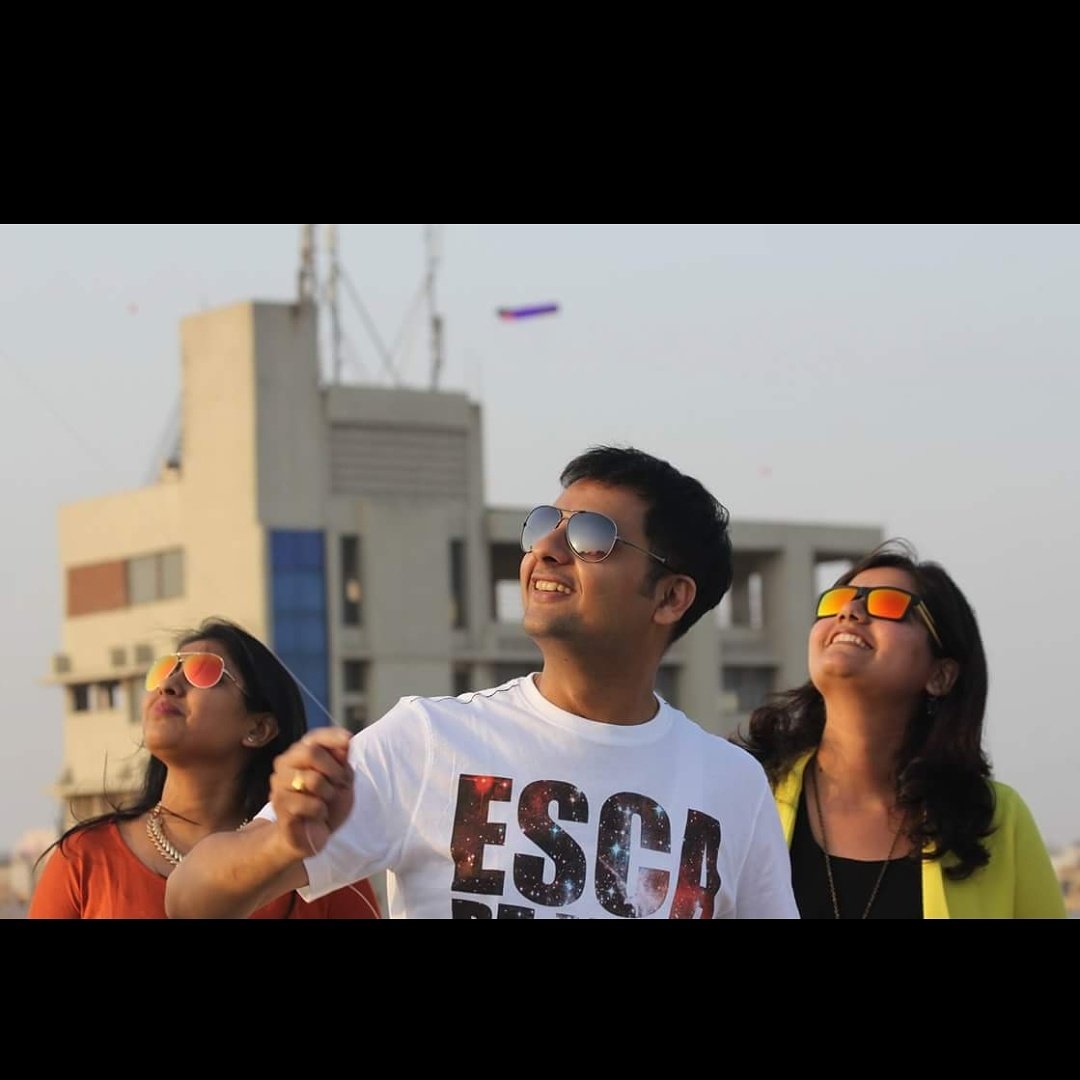 RJ Dhvanit,  MakarSankranti, uttarayan, uttarayan2018, MakarSankranti2018, kites, kite