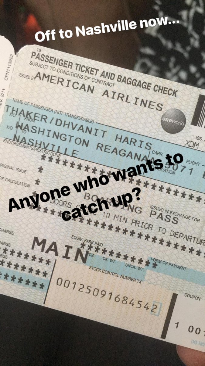 Off to #Nashville anyone who wants to catch up?
#US #USdiaries #america #travel #traveldiaries #travelgram https://t.co/SWebG7b32B